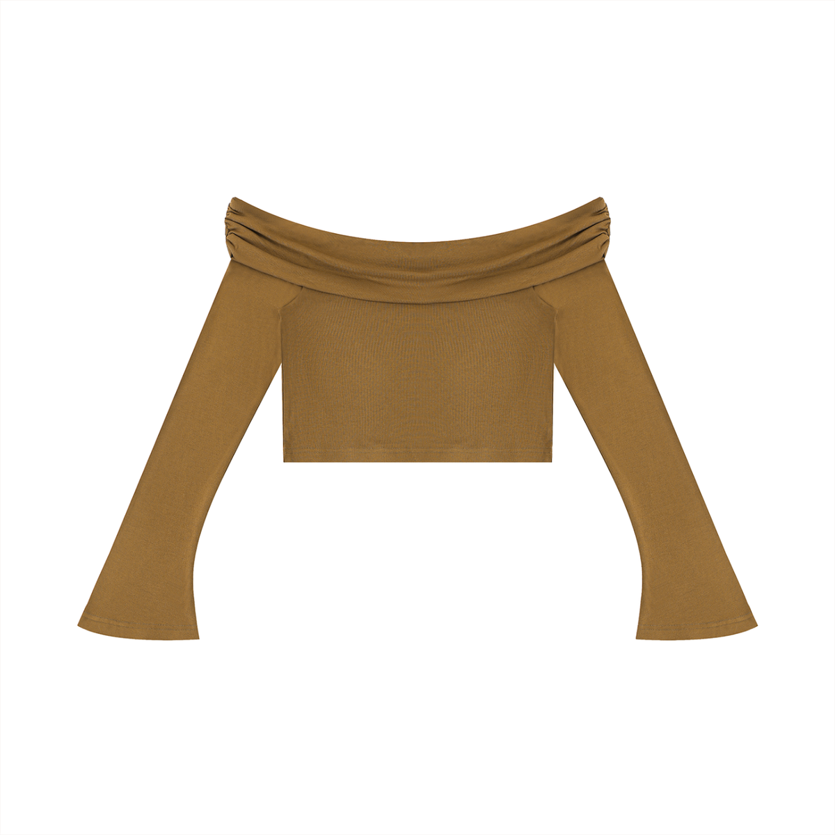 Women's Off-Shoulder Bell Sleeve Crop Top product image 6