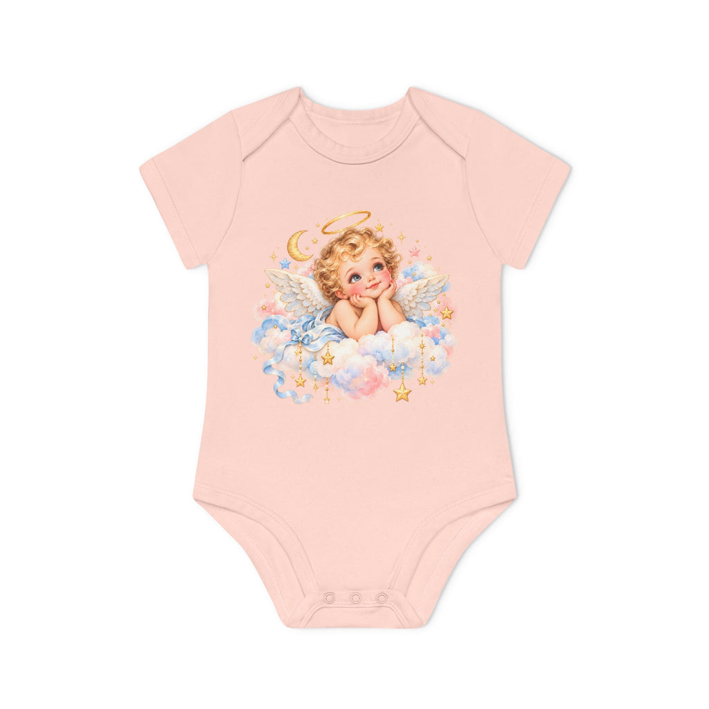 Angel Baby cherub bodysuit in soft infant color option