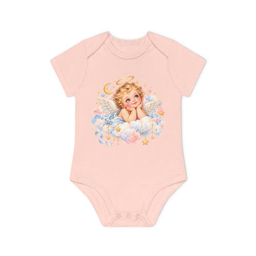 Angel Baby cherub bodysuit in soft infant color option