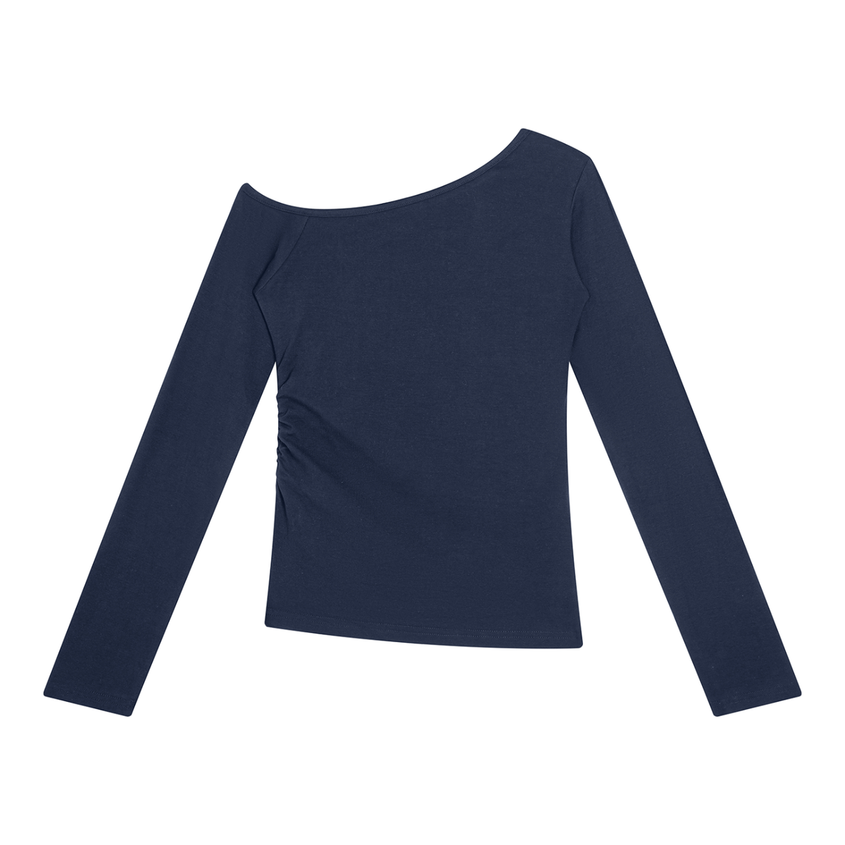 Off-the-Shoulder Top | Fitted Long Sleeve Tee