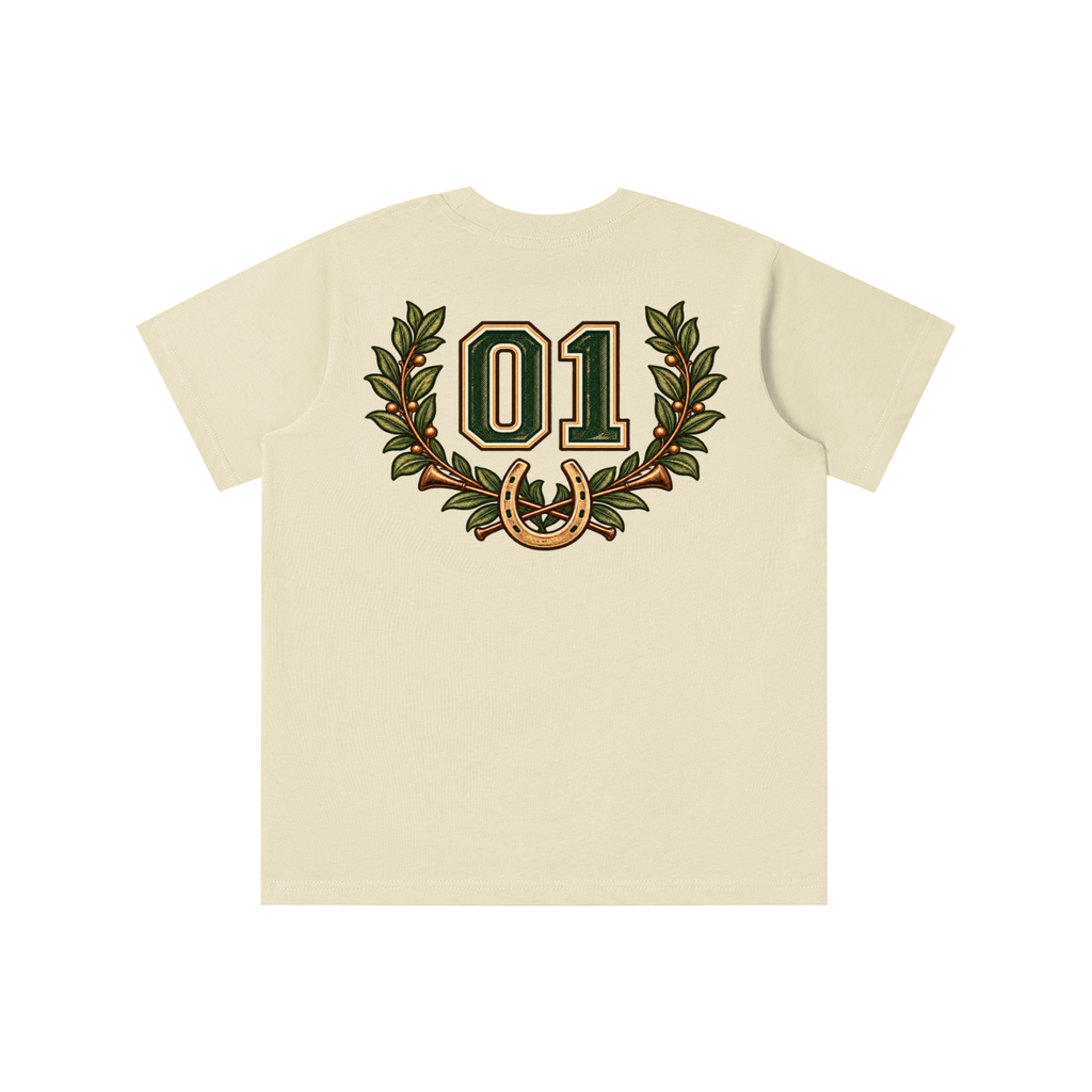 Boys Equestrian Club cotton graphic tee in assorted colors