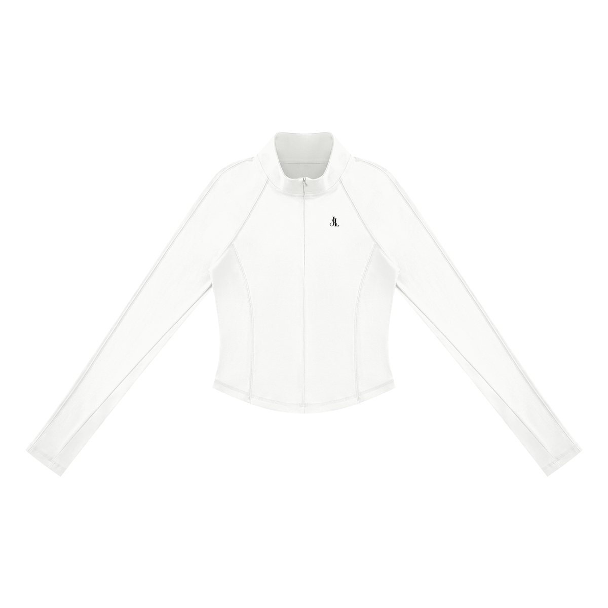 Fitted Quarter-Zip | White