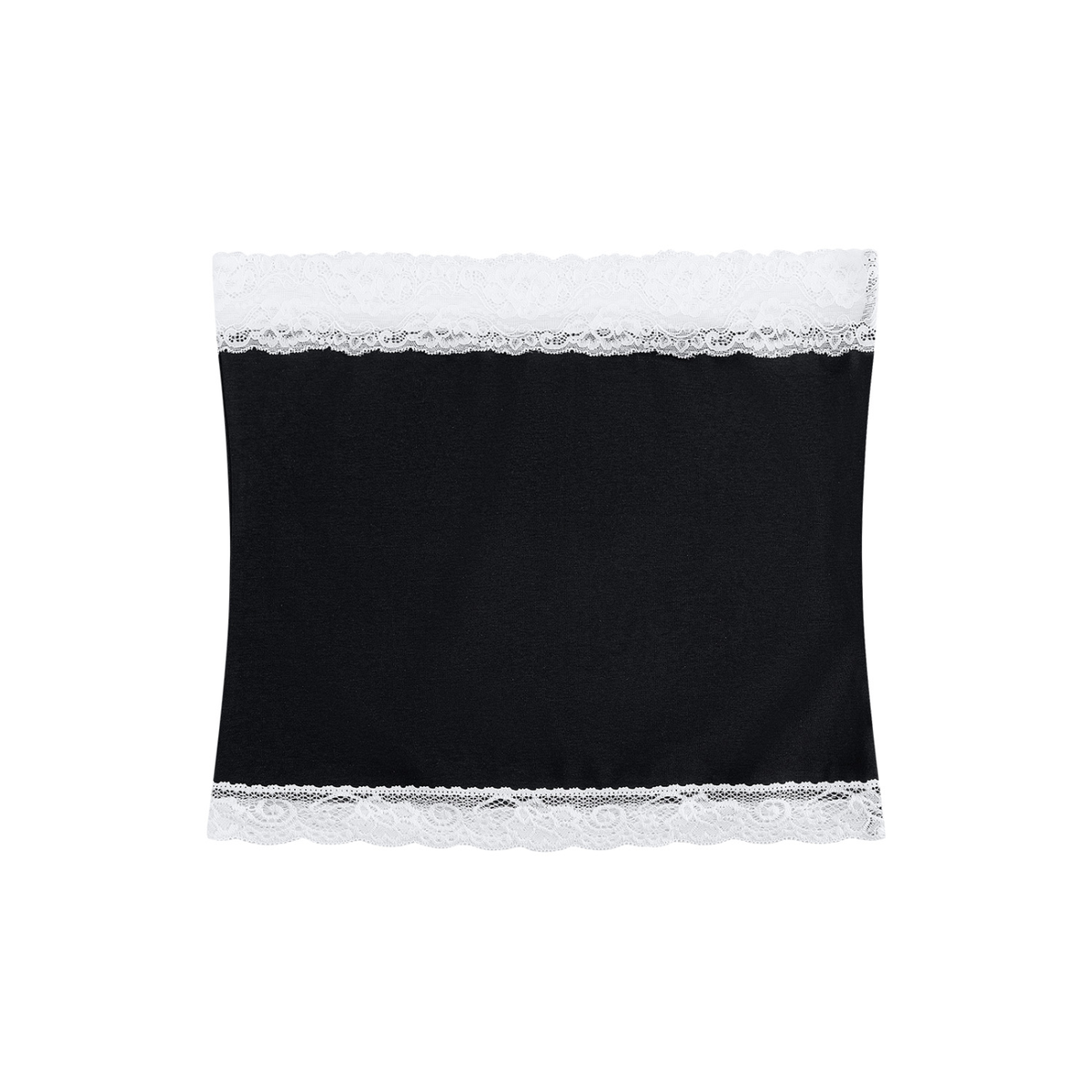 Paneled Tube Top | Cropped Strapless Style
