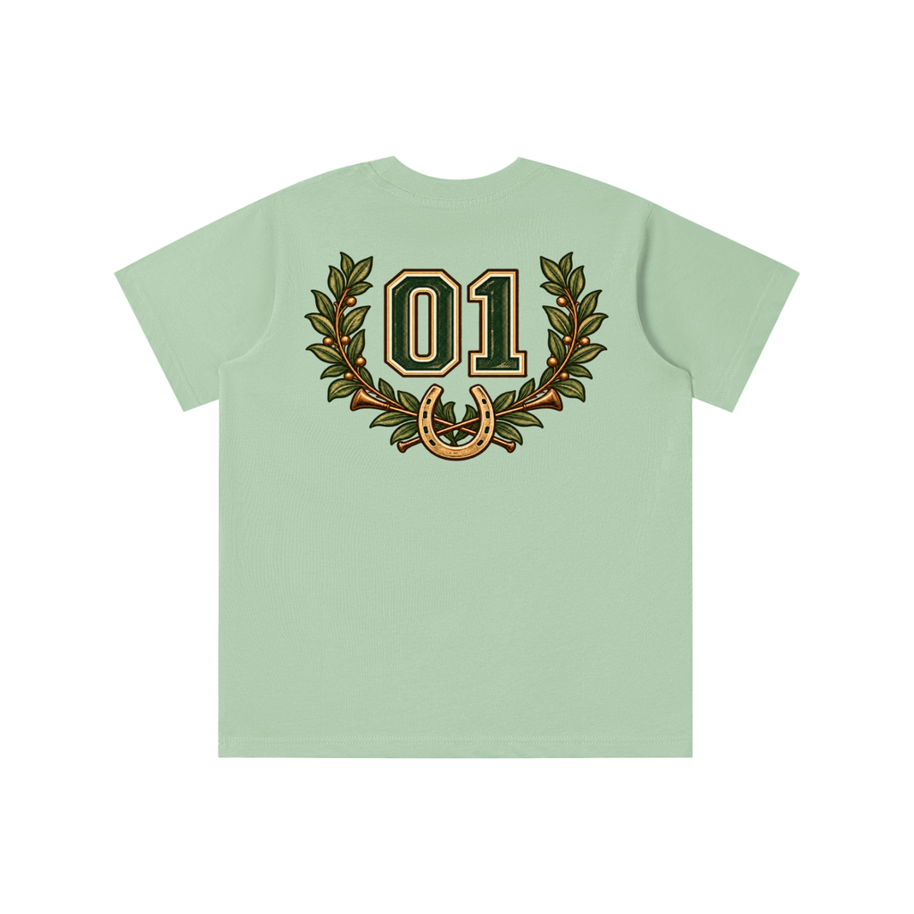 Boys Equestrian Club cotton graphic tee in assorted colors
