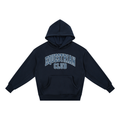 Equestrian Club Fleece Hoodie | Navy Blue & White Horse