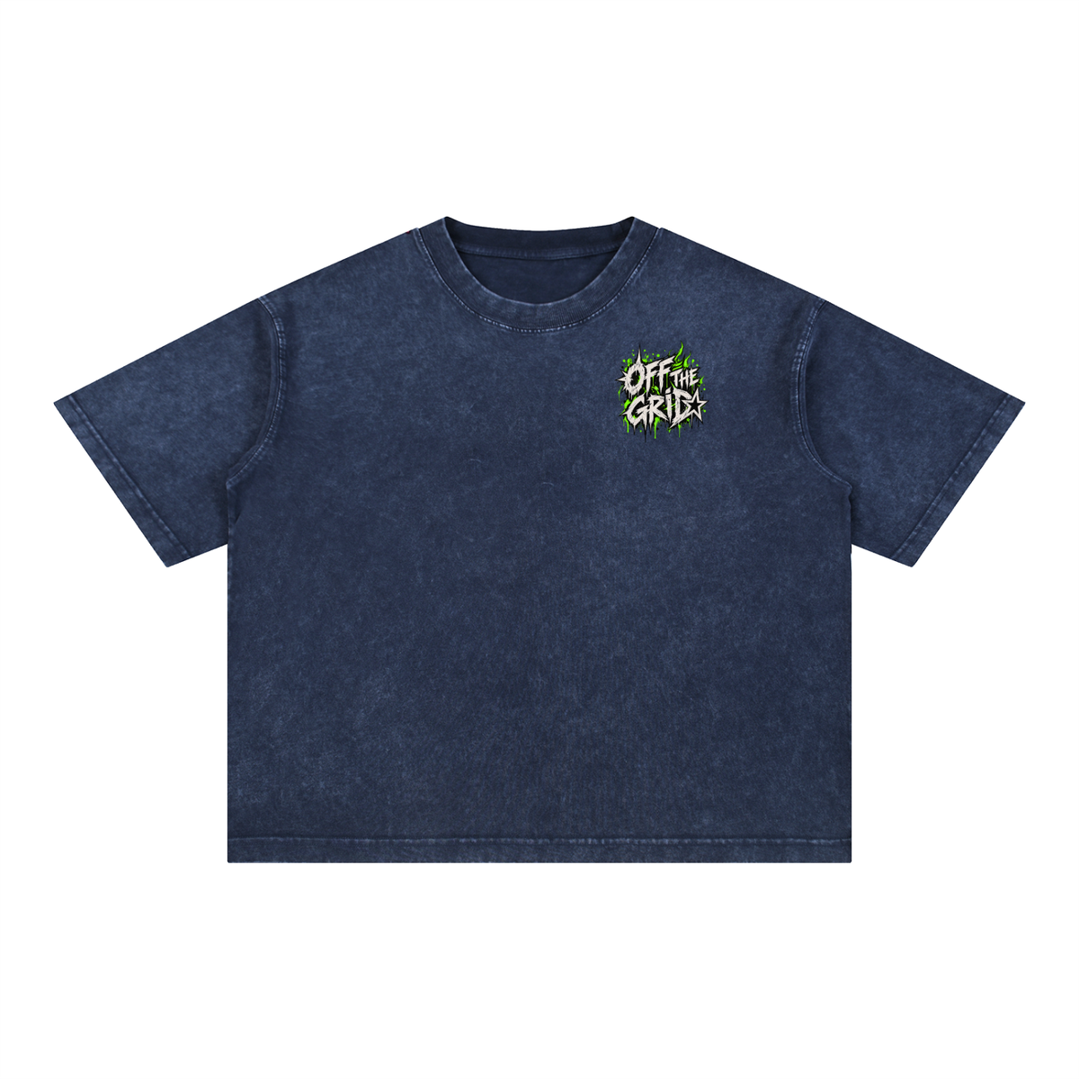 Jane & Lexi OFF THE GRID oversized mineral wash cotton graphic tee, vintage grunge streetwear product image 13