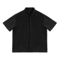 Tencel Jacquard Shirt | Relaxed Short-Sleeve Button-Down