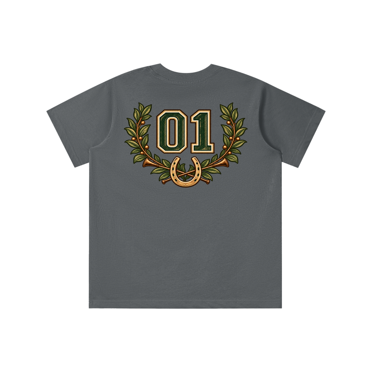Boys Equestrian Club cotton graphic tee in assorted colors