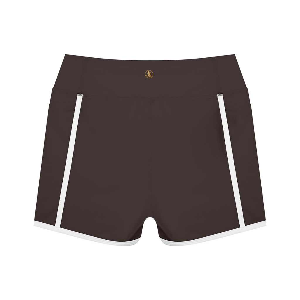 The Sloane Contrast Biker Shorts | High-Rise Studio Essential