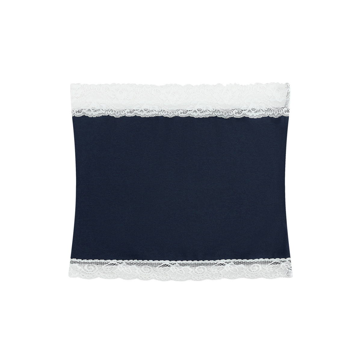 Paneled Tube Top | Cropped Strapless Style