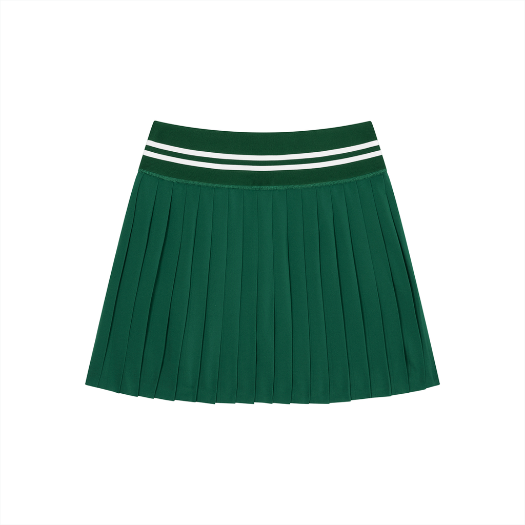 striped,stripe,pleated,skirt